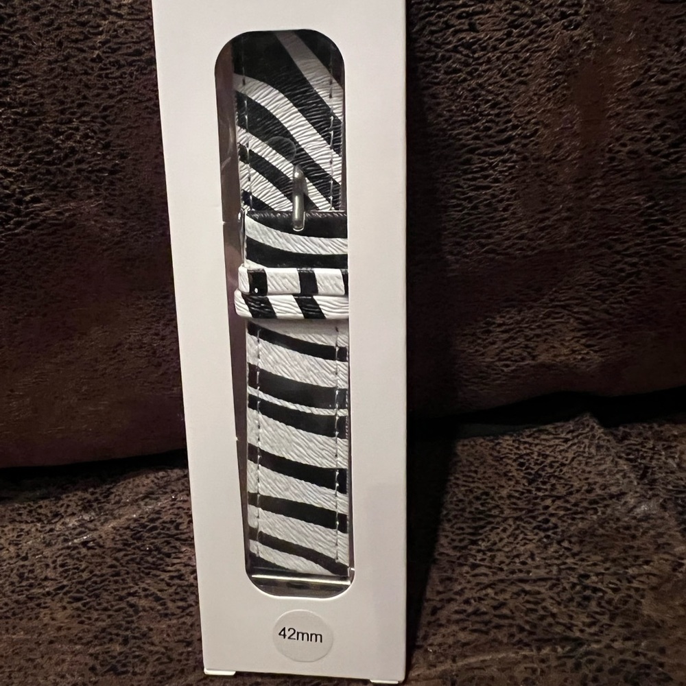 Zebra print Apple Watch band Series 3, 42 MM